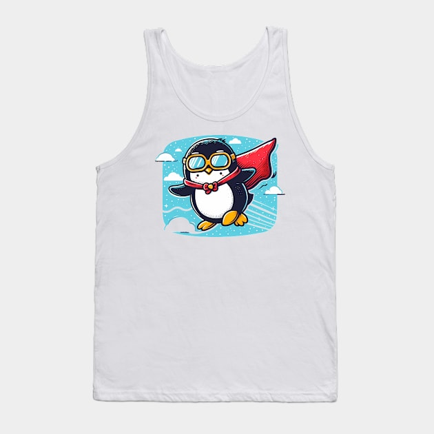 Super Penguin Tank Top by Andi's Design Stube